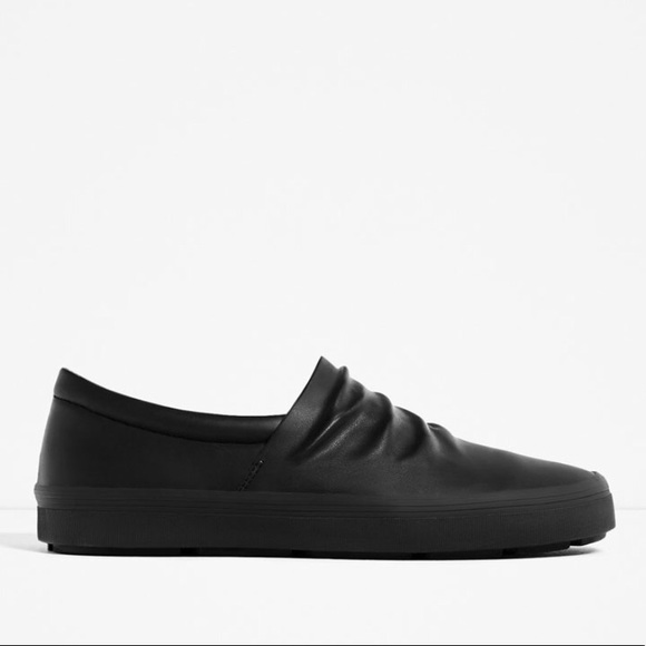 zara laceless sneakers